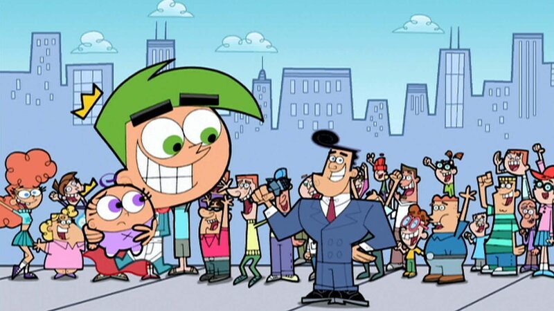 Vorne, l-r: Poof, Cosmo, Chet – Bild: 2012 Viacom, International, Inc. All rights reserved