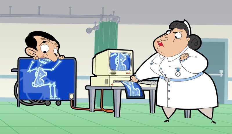 Mr. Bean (l.) – Bild: Mr Bean TM and © Tiger Aspect Productions Ltd 2002 /​ © Tiger Aspect Productions Ltd 2020