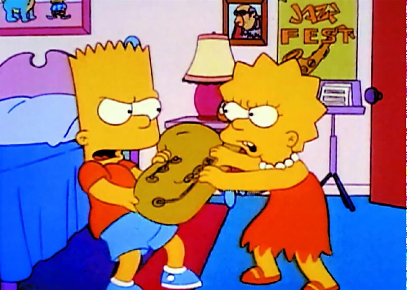 L-R: Bart und Lisa Simpson – Bild: ProSieben