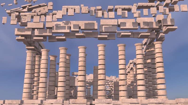 CGI des Parthenon. – Bild: Discovery Communications, Inc.