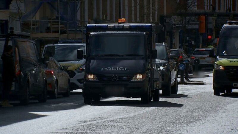Polizeiwagen. – Bild: ZLW /​ © Crime + Investigation /​ A+E Networks