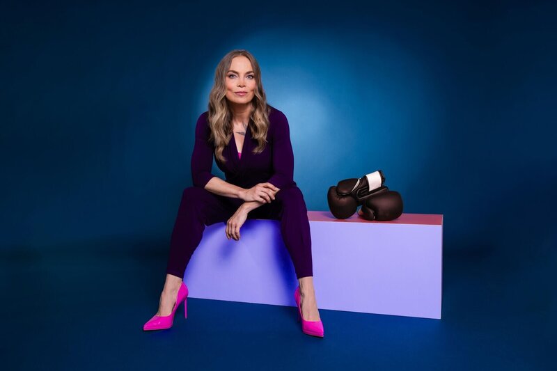 Der Clark Final Fight - Stefan Raab vs. Regina Halmich – Bild: RTL /​ Anne Werner /​ – Stefan Raab vs