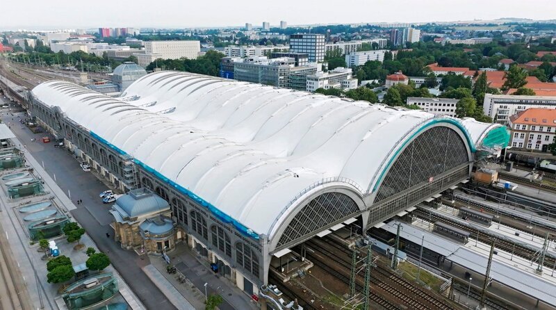 Der Dresdner Hauptbahnhof – Bild: MDR/Dunja Engelbrecht Der Dresdner Hauptbahnhof – Bild: MDR/Dunja Engelbrecht