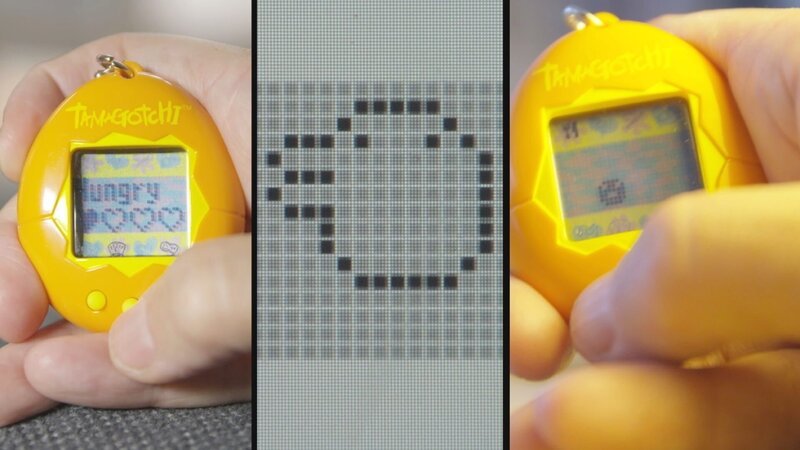 Piepsig und nervig – Tamagotchis der 90er. – Bild: werwiewas medienproduktion, Roland Breitschuh
