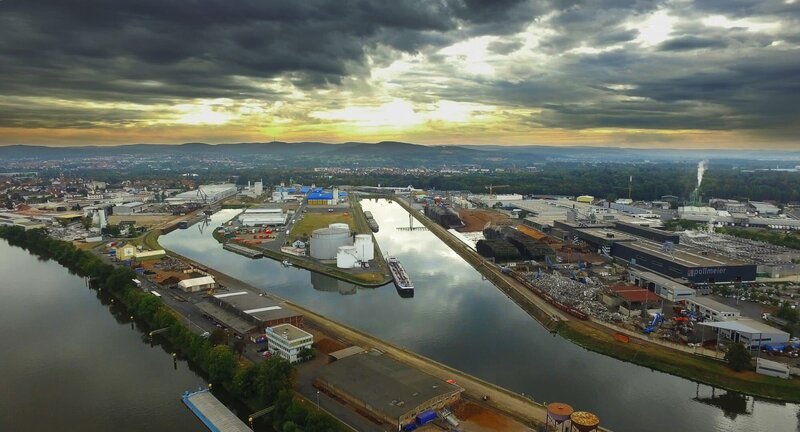 Der Hafen in Aschaffenburg. – Bild: BR/BR Der Hafen in Aschaffenburg. – Bild: BR/BR