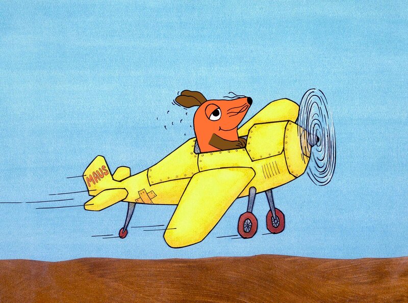 Was passiert vom Start bis zur Landung? Diese Frage beantwortet die „Flugzeug-Maus“. – Bild: WDR