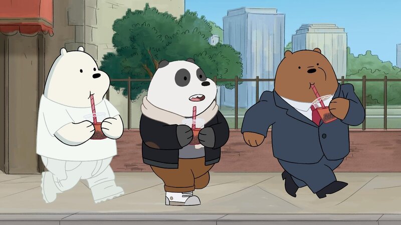 v.li.: Ice Bear, Panda Bear, Grizzly Bear – Bild: Cartoon Network