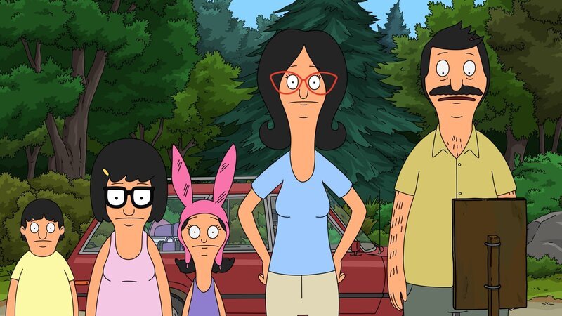 v.li.: Gene, Tina, Louise, Linda, Bob – Bild: Paramount /​ BOB’S BURGERS © 2022 by 20th Television