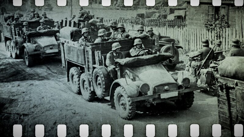 Privataufnahmen beteiligter Soldaten bieten erstmals private Einblicke hinter den propagandistischen Siegeszug der deutschen Wehrmacht. – Bild: ZDF und Tobias Lenz./​Tobias Lenz