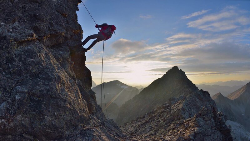 Klettertour mit Panoramablick. – Bild: Bergblick