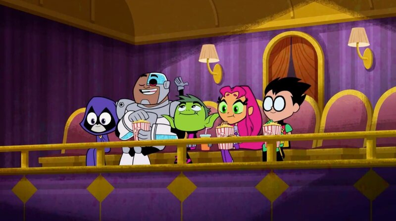 v.li.: Raven, Cyborg, Beast Boy, Starfire, Robin – Bild: TM and © 2020 The Cartoon Network, Inc. A WarnerMedia Company. All Rights Reserved.