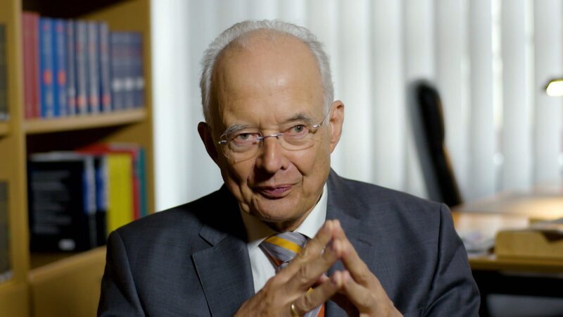 Paul Kirchhof – Bild: ZDF und René Dame. Paul Kirchhof – Bild: ZDF und René Dame.