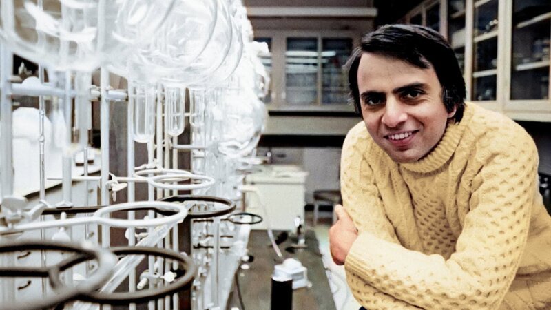 Carl Sagan – Bild: aetnuklib /​ © THE HISTORY CHANNEL /​ A+E Networks