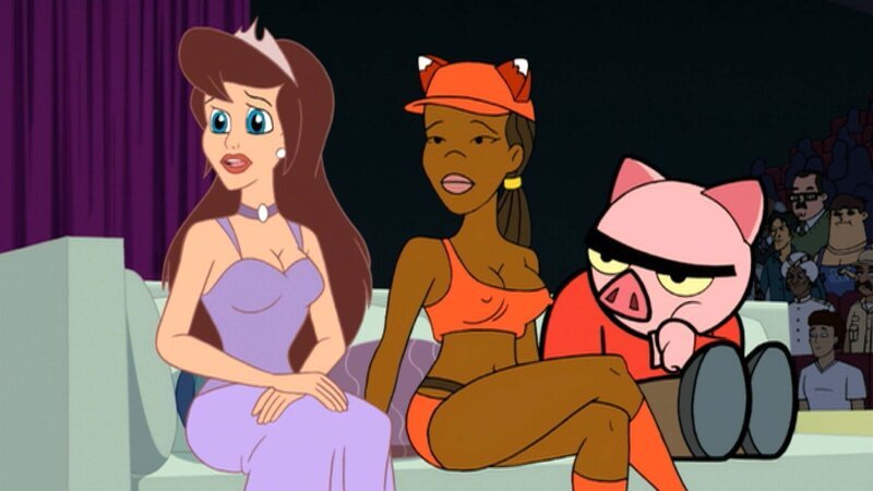 L-R: Princess Clara, Foxxy Love, Spanky Ham – Bild: ViacomCBS