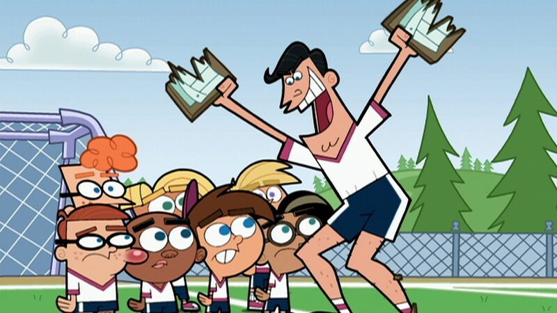 vorne, v.li.: Elmer, A.J., Timmy, Sanjay, Mr. Turner – Bild: Paramount