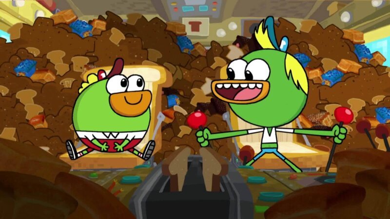 L-R: Buhduece, SwaySway – Bild: Nicktoons UK
