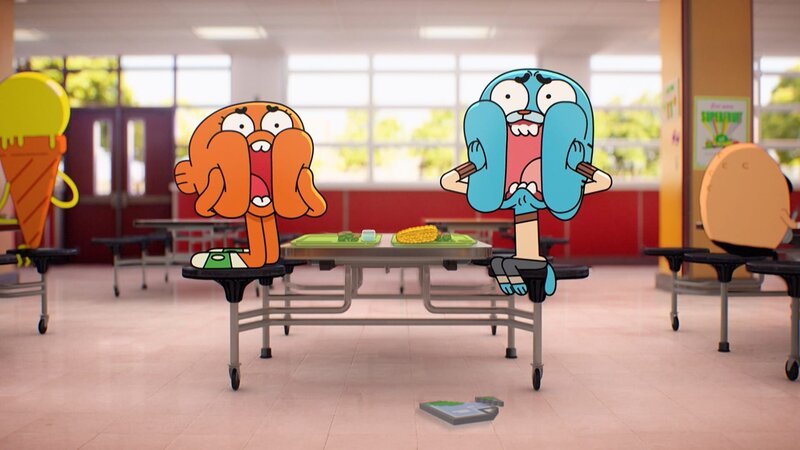 v.li.: Darwin, Gumball – Bild: TM & © 2015 CARTOON NETWORK. A TIME WARNER COMPANY. ALL RIGHTS RESERVED.