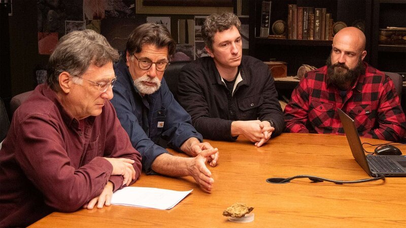 L – R: Marty Lagina, Rick Lagina, Alex Lagina, Jack Begley – Bild: THE HISTORY CHANNEL /​ A+E Networks