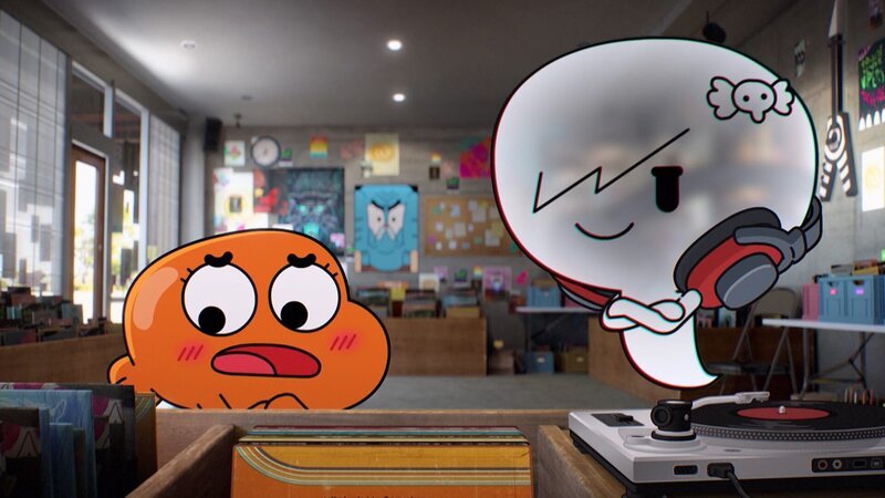vorne, v.li.: Darwin, Carrie – Bild: TM & © 2015 CARTOON NETWORK. A TIME WARNER COMPANY. ALL RIGHTS RESERVED.