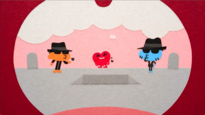 v.li.: Darwin, Mr. Robinson’s heart, Gumball – Bild: TM & © 2015 CARTOON NETWORK. A TIME WARNER COMPANY. ALL RIGHTS RESERVED.