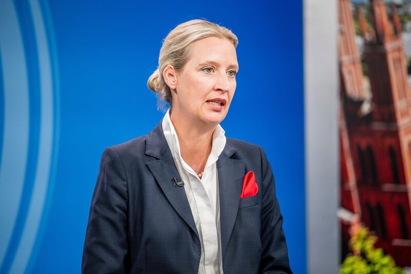 Alice Weidel (AfD) – Bild: ZDF und Maximilian von Lachner./Maximilian von Lachner Alice Weidel (AfD) – Bild: ZDF und Maximilian von Lachner./Maximilian von Lachner