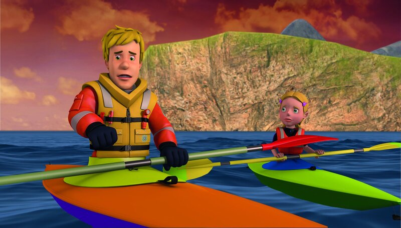 Ben and Hannah compete in the kayaking – Bild: KiKA