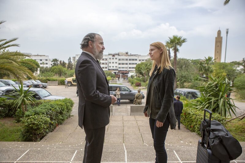 Saul Berenson (Mandy Patinkin, l.); Carrie Mathison (Claire Danes, r.) – Bild: ProSiebenSat.1 Media SE