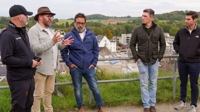 L-R: Corjan Mol, Jacquo Silvertant, Emiliano Sacchetti, Alex Lagina und Peter Fornetti – Bild: THE HISTORY CHANNEL /​ A+E Networks