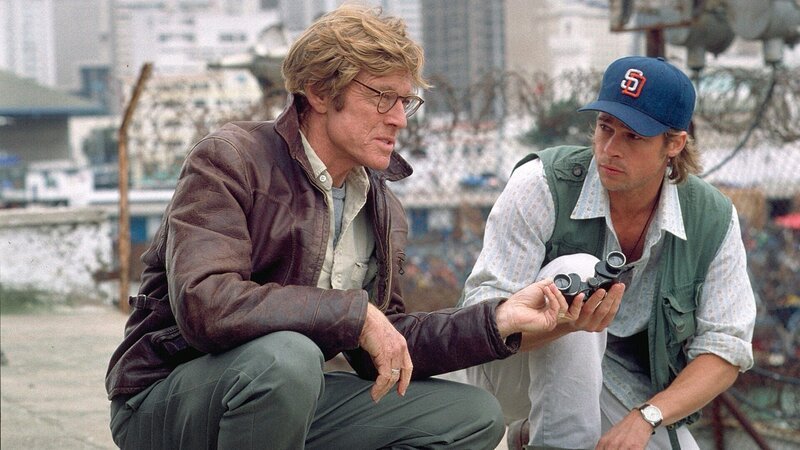 CIA-Agent Nathan Muir (Robert Redford, li.) ist der Einzige, der Tom Bishop (Brad Pitt) jetzt noch helfen kann.. – Bild: RTLZWEI CIA-Agent Nathan Muir (Robert Redford, li.) ist der Einzige, der Tom Bishop (Brad Pitt) jetzt noch helfen kann.. – Bild: RTLZWEI