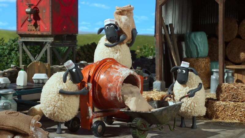 Viel Teig muss her für Shauns erstklassige Pizzabäckerei. – Bild: WDR/​BBC/​Animation Ltd.