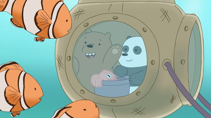 Baby Grizzly (hinter, l.), Baby Panda (r.) – Bild: The Cartoon Network. A Time Warner Company.