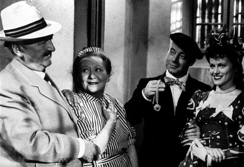 Jakob Tiedtke, Trude Hesterberg, Heinz Rühmann, Angelika Hauff. – Bild: ORF