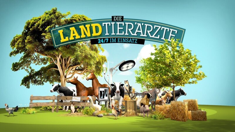 Das Logo zu ‚Die Landtierärzte – 24/​7 im Einsatz‘. – Bild: RTL