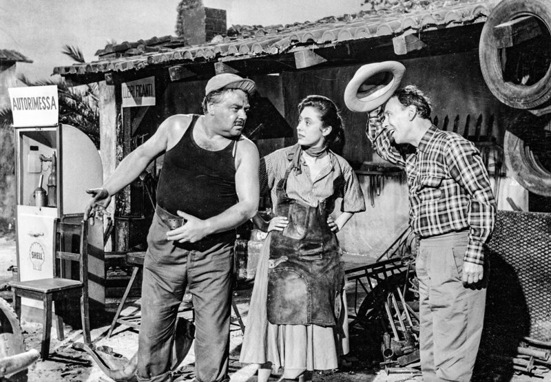 Willy A. Kleinau (Luigi), Caterina Valente (Caterina), Rudolf Platte (Sauer). – Bild: ORF/CCC Film Willy A. Kleinau (Luigi), Caterina Valente (Caterina), Rudolf Platte (Sauer). – Bild: ORF/CCC Film