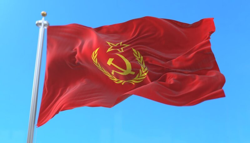Flagge der Sowjetunion – Bild: depositphotos Flagge der Sowjetunion – Bild: depositphotos