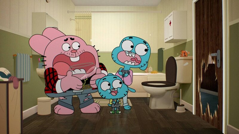 v.li.: Richard, Gumball, Nicole, Darwin – Bild: CARTOON NETWORK