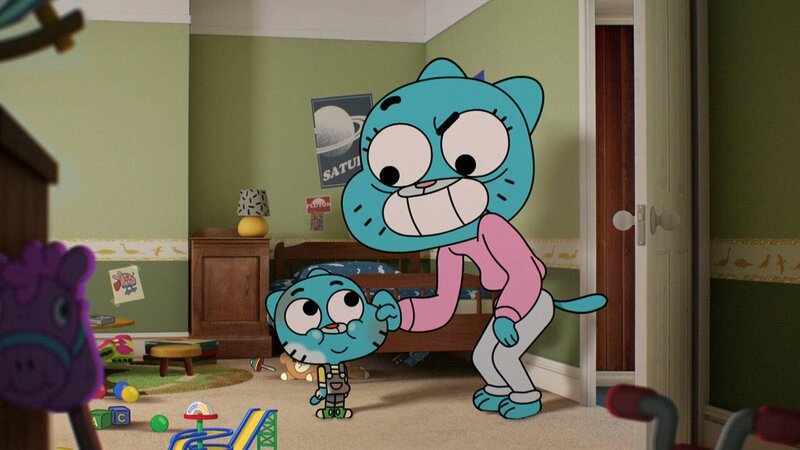 v.li.: Gumball, Nicole – Bild: CARTOON NETWORK