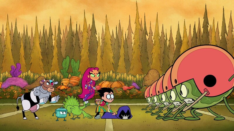 Cyborg, Beast Boy, Starfire, Robin, Raven – Bild: Cartoon Network