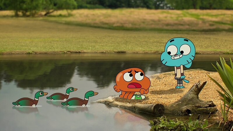 v.li.: Darwin, Gumball – Bild: CARTOON NETWORK