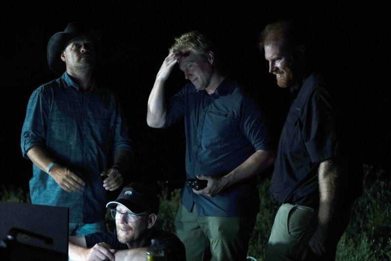 Oben l-r: Thomas Winterton, Travis Taylor, Kaleb Bench. – Bild: THE HISTORY CHANNEL /​ Prometheus Entertainment
