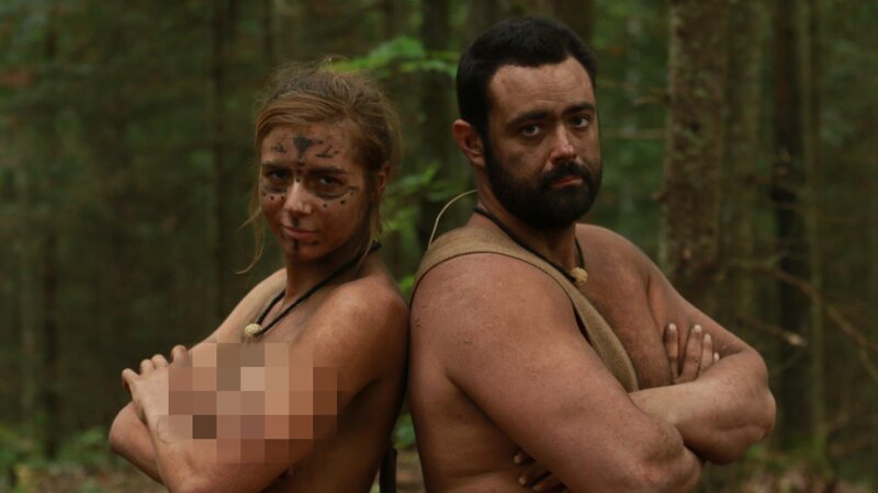 Greg Wells and Cassie Turner in Canada on Naked and Afraid. – Bild: Discovery Communications