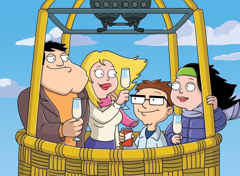 L-R: Stan, Francine, Steve, Hayley – Bild: ViacomCBS /​ FOX /​ FOX BROADCASTING /​ TCFFC