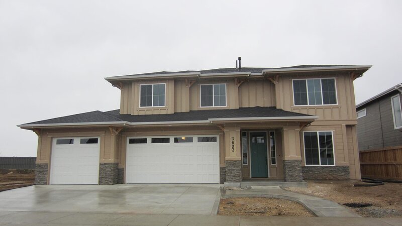 This home in Meridian, ID is a brand new build that is contemporary, with a touch of rustic with it’s half-stone half-timber exterior, fitting perfectly in the suburbs of Idaho, as seen on House Hunters. – Bild: HGTV/​Scripps Networks, LLC