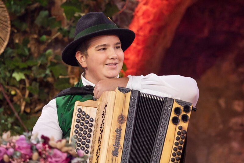 Laurenz Schlager aus St. Andrä-Höch, Gewinner des „Steirischen Harmonikawettbewerbs 2023“. – Bild: ORF/Regine Schöttl Laurenz Schlager aus St. Andrä-Höch, Gewinner des „Steirischen Harmonikawettbewerbs 2023“. – Bild: ORF/Regine Schöttl
