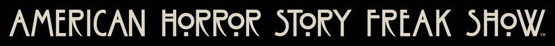 (4. Staffel) – Amerikan Horror Story: Freak Show – Logo – Bild: 2014–2015 Fox and its related entities. All rights reserved. Lizenzbild frei