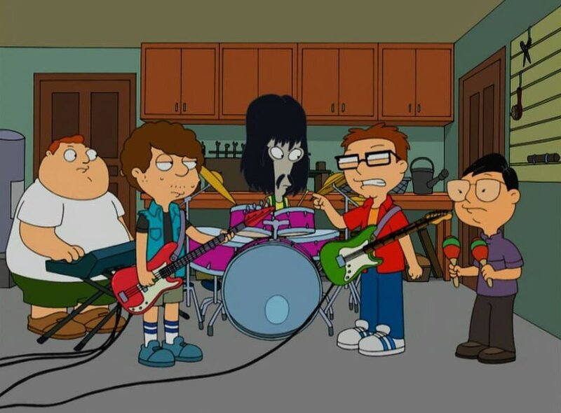 (v.l.n.r.) Barry Robinson; Snot Lonstein; Roger; Steve Smith; Toshi Yoshida – Bild: Paramount