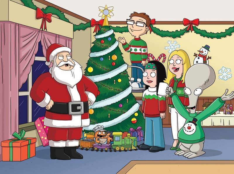 L-R: Stan, Klaus, Steve, Hayley, Francine, Roger – Bild: ViacomCBS /​ FOX /​ FOX BROADCASTING /​ TCFFC