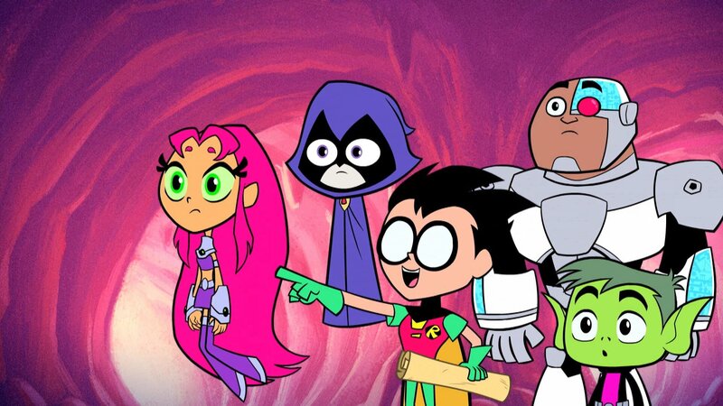 v.li.: Starfire, Raven, Robin, Cyborg, Beast Boy – Bild: Cartoon Network