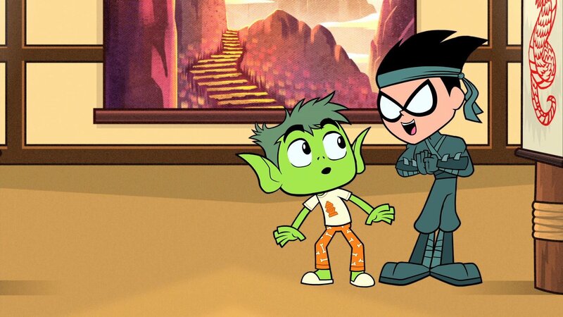 v.li.: Beast Boy, Robin – Bild: Cartoon Network