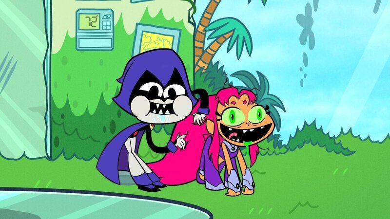 v.li.: Raven, Starfire. – Bild: Cartoon Network